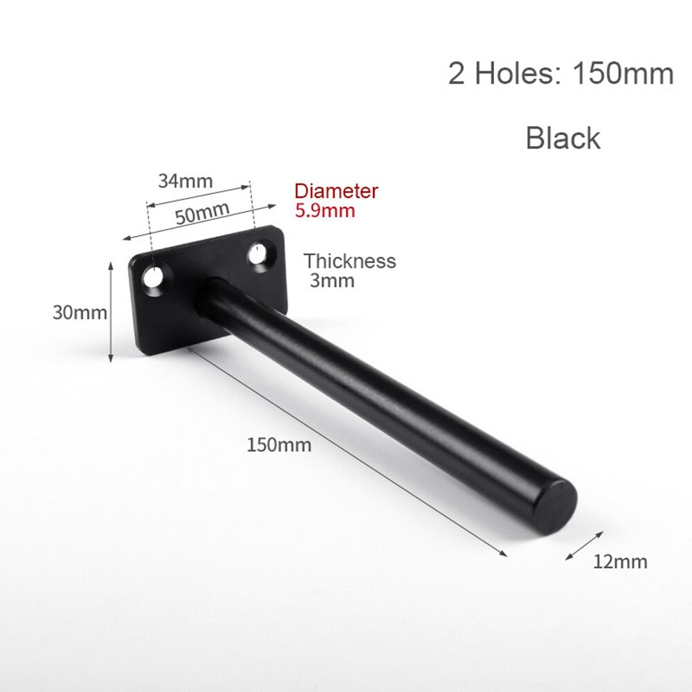 Unsichtbare Schwimmende Regal Metall Klammern schwer Pflicht Verdeckte Versteckte Unterstützung Zauberstab Halterung Regal Regal Möbel Hardware-: 150mm