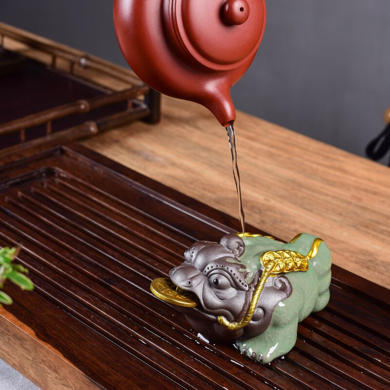 Newyear mascotte de thé accessoires de thé pour animaux de compagnie décoration de la maison chance Articles d'ameublement Teaware