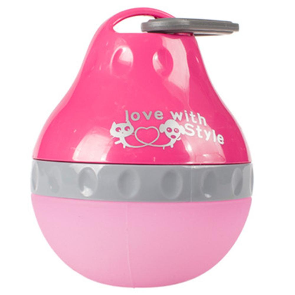 Bouteille d&#39;eau Portable de voyage pour chien, bol de gel de silice, distributeur d&#39;eau d&#39;extérieur pour animaux de compagnie, chiot chat, 200ML/400ML: Rose Red / 400ml