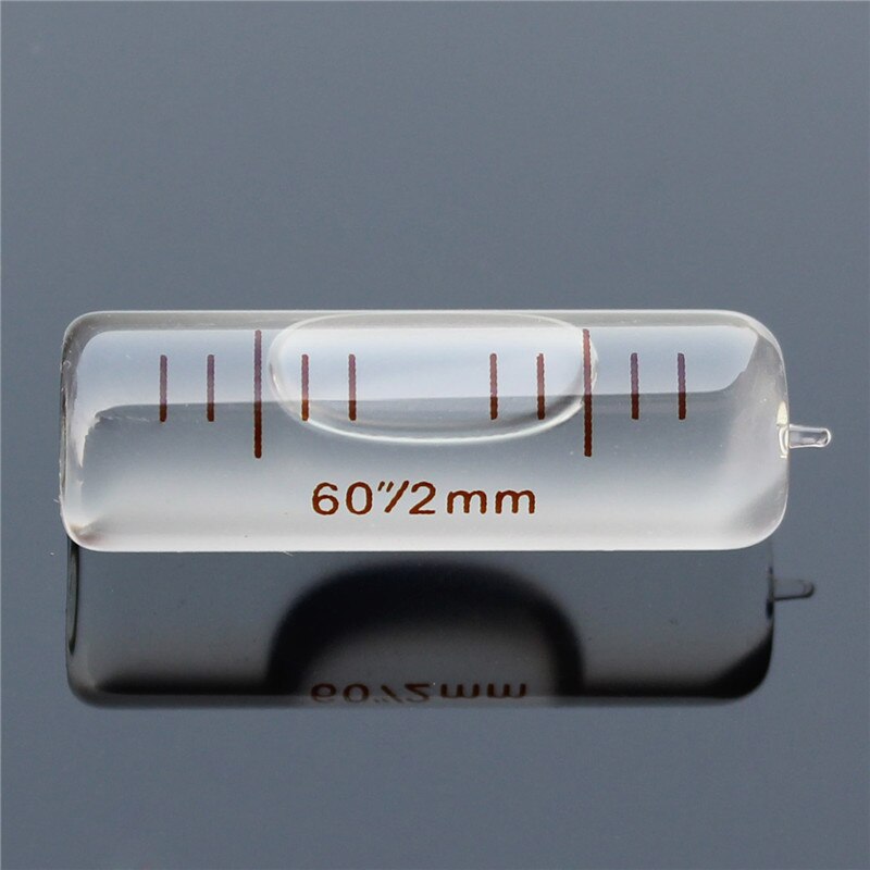 Högprecisionsglasrör horisontell bubbla totalstation teodolittillbehör vattenpass zbubbla diameter 10mm: 10 x 35(0.3)