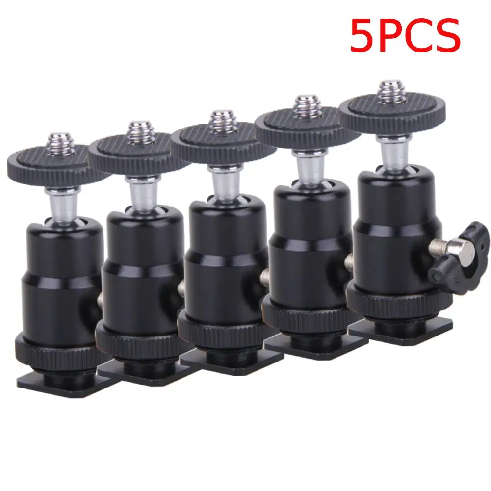 5/4//1Stck Kugelkopf für Kamera Stativ LED Licht Blitz Stativ Halterung Halterung Blitzschuh Adapter Wiege für Kanon Niko