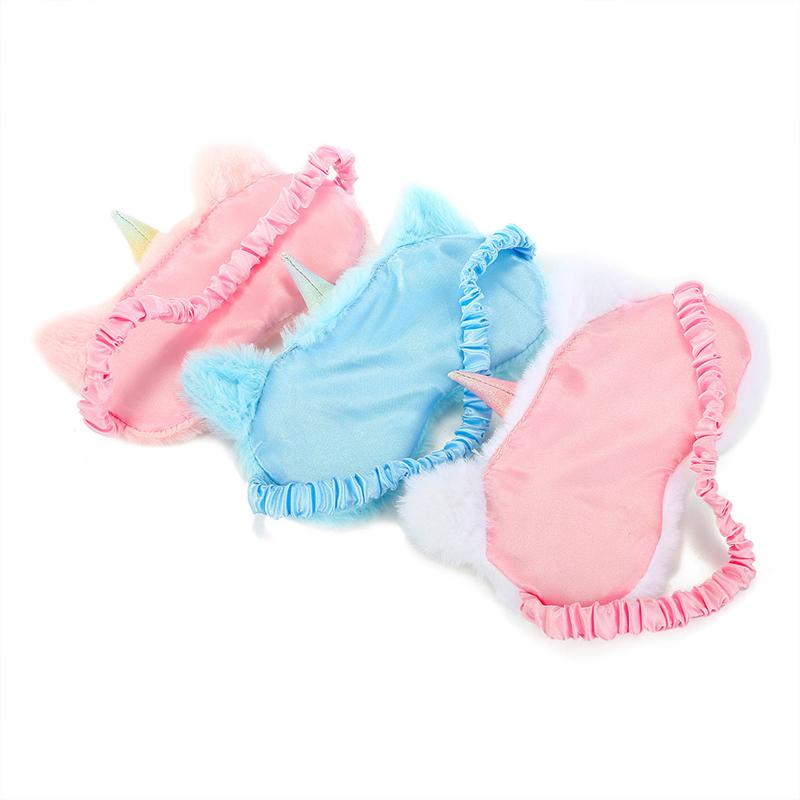 Masque pour les yeux en forme de licorne, bandeau de nuit, léger et confortable pour dormir, bandeau de nuit Super doux pour dormir en déplacement, siestes de travail