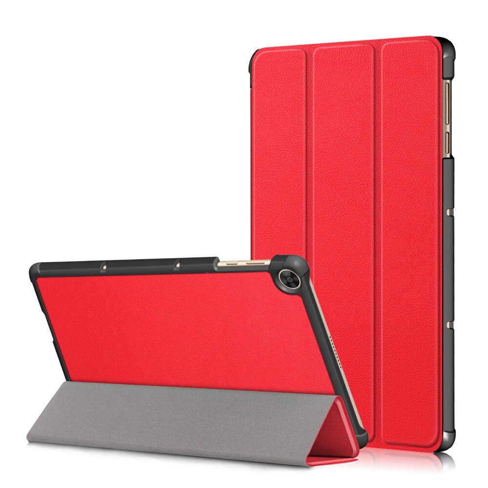 Magnetyczny pokrowiec do Huawei MatePad T10s 10.1 "AGS3-L09 W09 składany stojak pokrywa dla Huawei tablet 10.1 cala 2020 wydany: Red