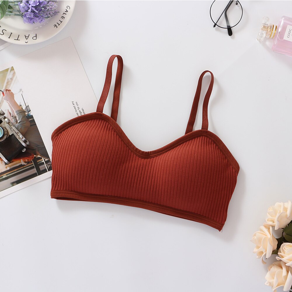 Women's Mash Up One Piece Solid Bra for women Bra Intimate High Elastic Innovation For Boobs Versatility B0083: B0083-Red