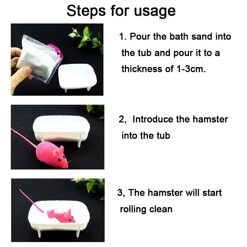 Hamster kleine huisdier badkamer bad zand kamer huis sauna toilet badkuip plastic hamsters kleine huisdieren schoonmaakgereedschap