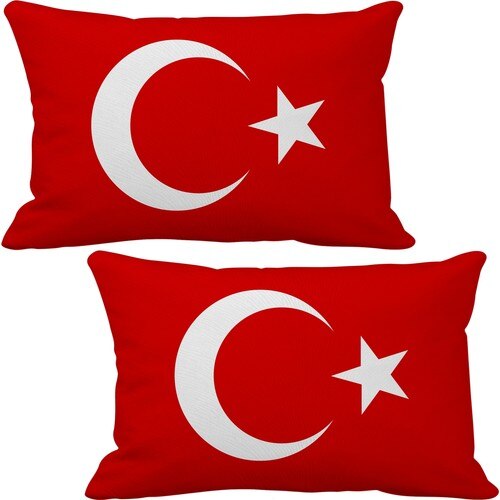 Asr Turkije Turkije Vlag 2'li Luxe Auto Nekkussen En Hout Logo Sleutelhanger