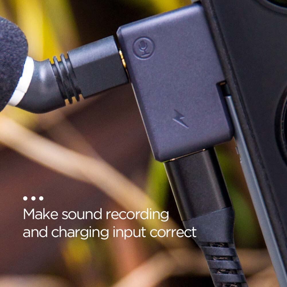Audio Charging External Converter Music Lovers Playing Mic Adapter Action Camera Accessories for Insta360 ONE X2