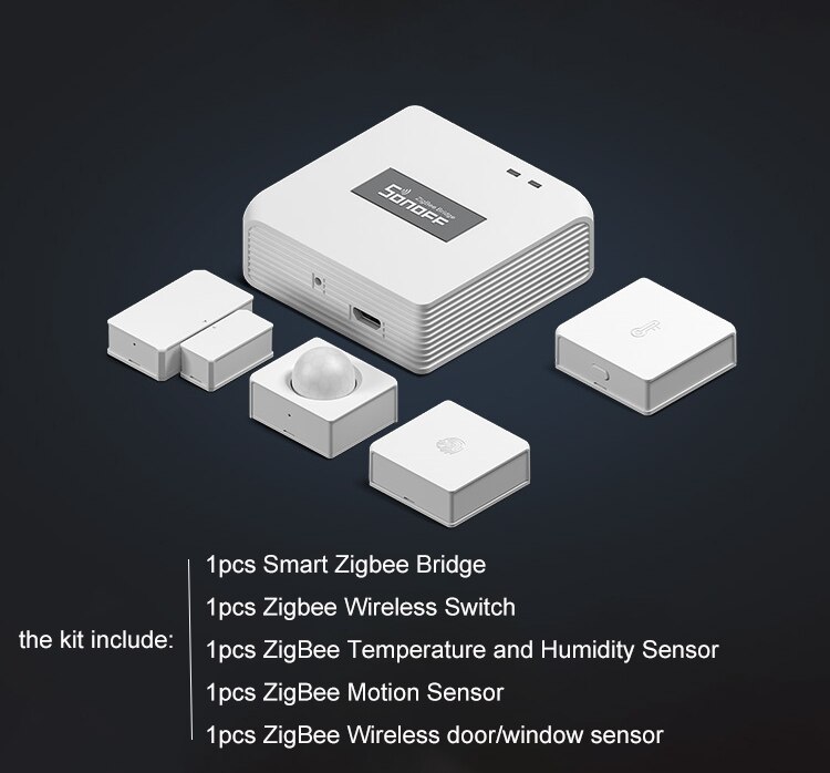 Sonoff zigbee bro trådløs bryter temperatur fuktighetssensor bevegelsessensor trådløs dør vindussensor zigbee 3.0 ewelink