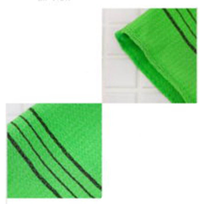 3 pièces corée italie exfoliant corps gommage serviette chiffons de lavage Fibres végétales