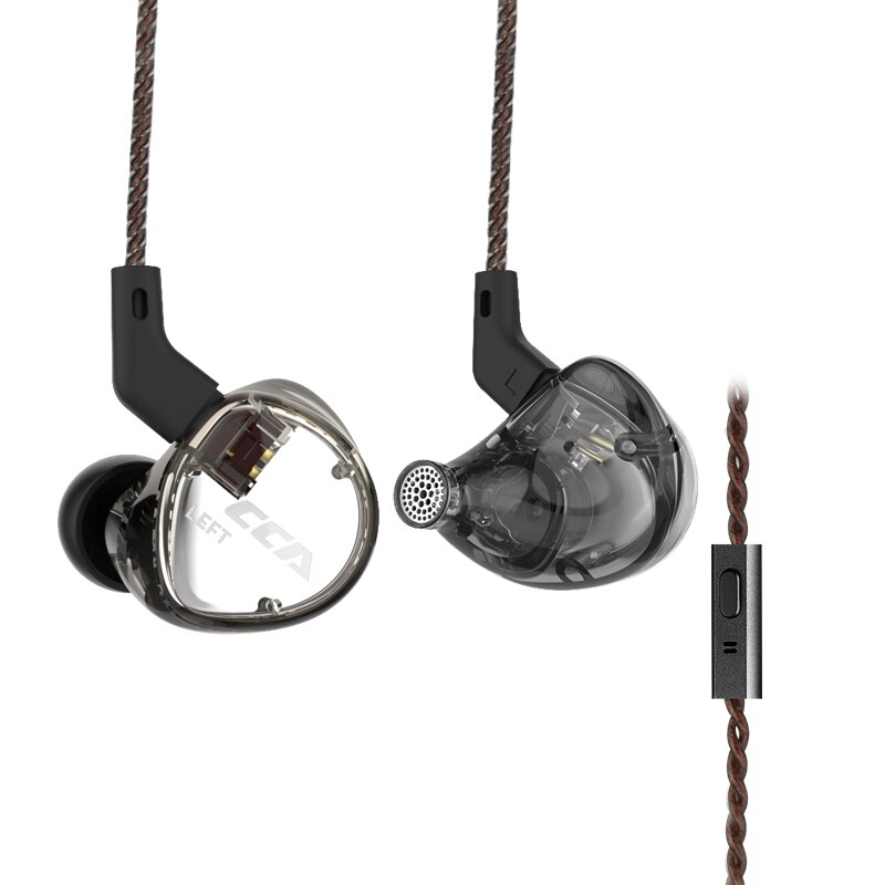 CCA C04 1BA + 1DD Anker Dual Fahrer Kopfhörer Abnehmbare Kabel In Ohr Audio Monitore Ear HiFi Musik Sport