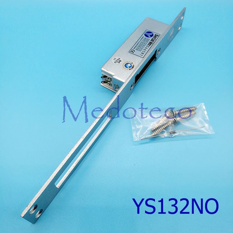 Access Control Electric Strike Lock NO Long-type Electric Strike yli YS132NO Fail Secure Strike Lock