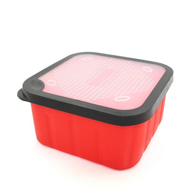 Fishing Maggot Bait Boxes With Breathable Fitting Lids Live Bait Storage Box Bloodworms Bait Container Pesca Iscas Fish Tackle: L