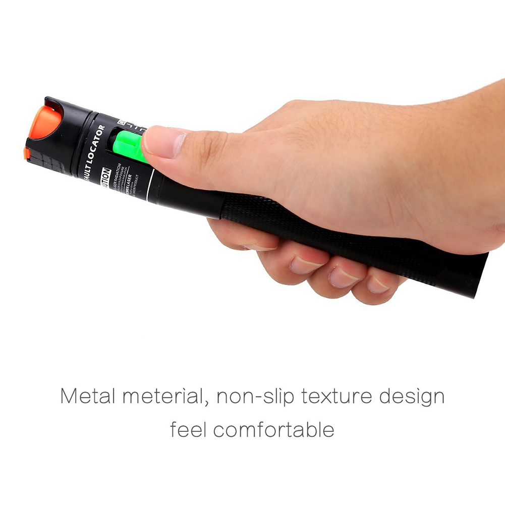 Universal Optical Fiber Test Pen Fault Locator 30mW 30km Fiber Optic Cable Tester Meter for Network Telecommunications