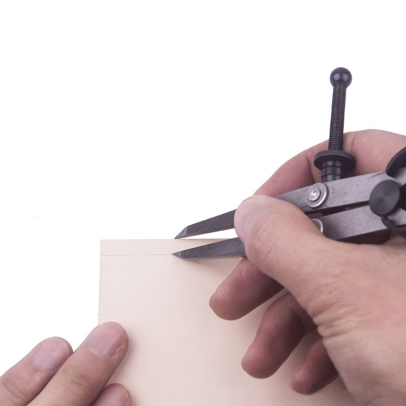 Carbon steel flat leg Divider spring marking gauge spacing gauge compass gauge tanned leather leather edger gauge