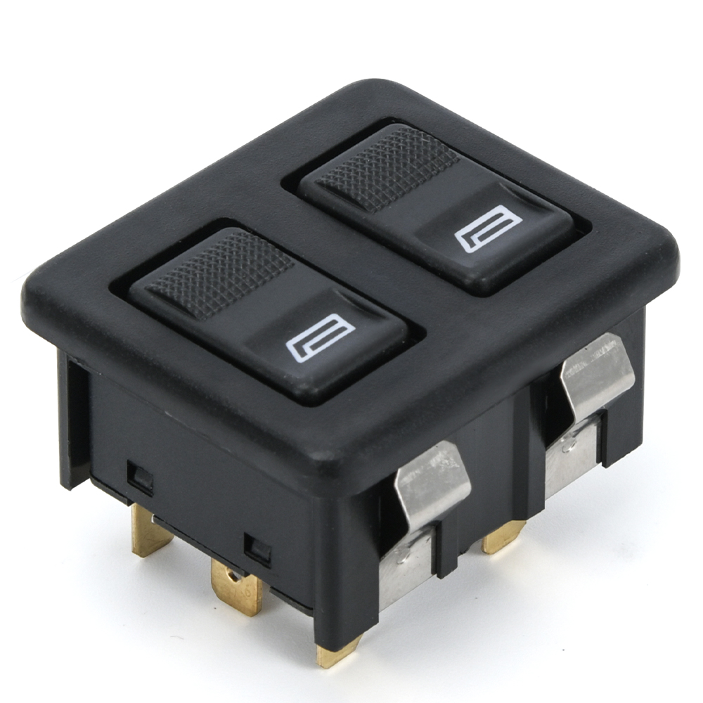 Universal DC 12V 20A Car Electric Power Window Control Switch 5-pin ON/OFF Window Regulator Switch Accessories: green