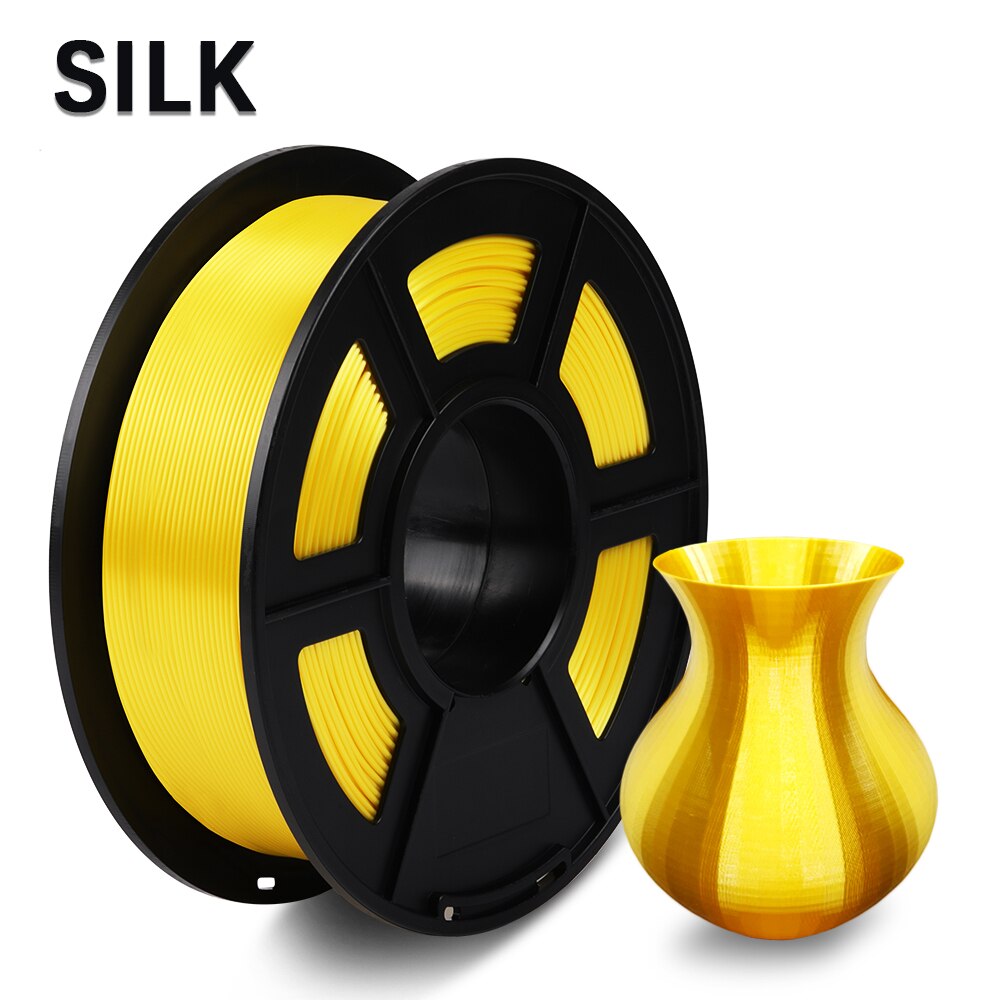 Enotepad PLA SILK Filament for printer 1.75mm 1KG Original 3D Printing Materials with box vacuum filament: SILK-YL-1KG