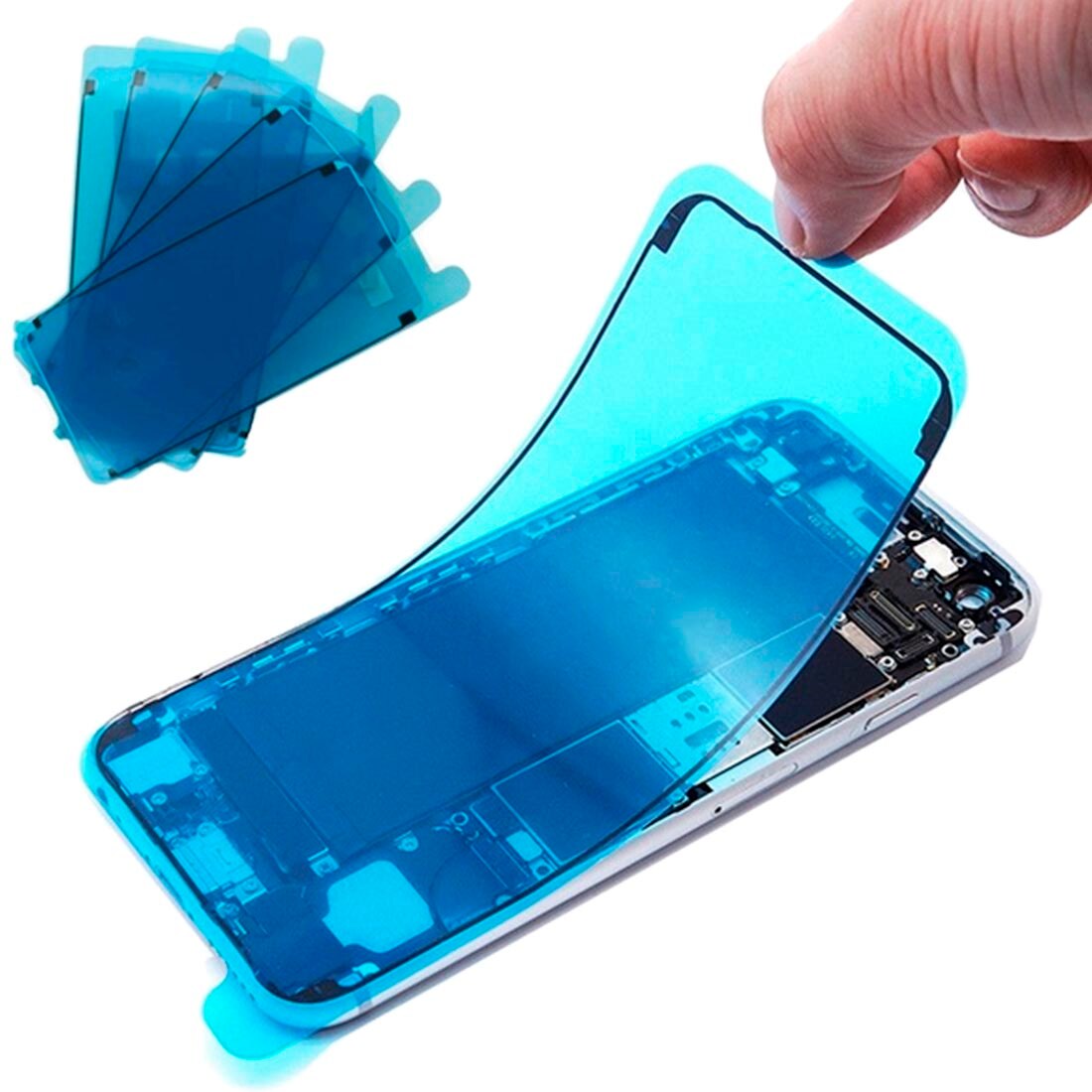 10 stuks van Screen Reparatie Tape Frame Drain Sticker Voor Iphone7/7 plus/8/8 plus/ x/XR/XS/XS MAX