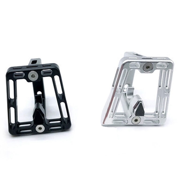 Für Brompton CNC Vorderen Träger Faltrad Tasche Halterung Träger Halfter CNC Aluminium Teil Fahrrad Zubehör Schwarz