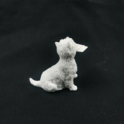 JJM West Highland White Terrier Envelope Dog Pet Figure Collector Animal Model Doll EducationalToy for Children Adults Kids