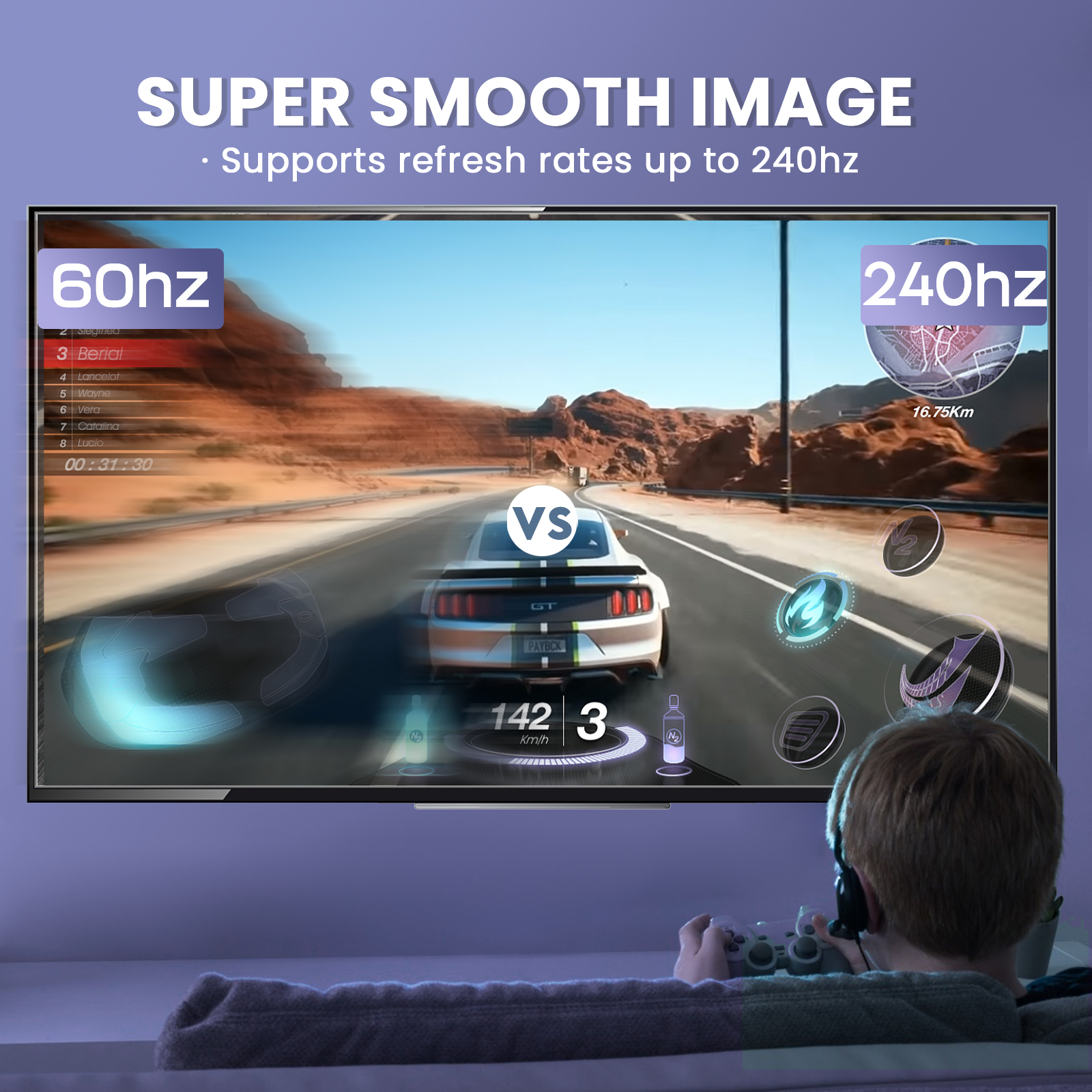 DisplayPort Cable 1.4 3m 10ft 8K DP Cable 6.6FT 8K@60Hz 4K@144Hz 2K@240Hz HBR3 Support 32.4Gbps HDCP 2.2 HDR10 FreeSync G-Sync