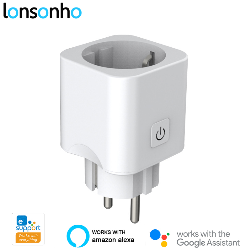 Lonsonho eWeLink Wifi Smart Plug Smart Buchse EU Stecker Outlet Arbeitet Mit Alexa Google Home Mini Smart Home Automation
