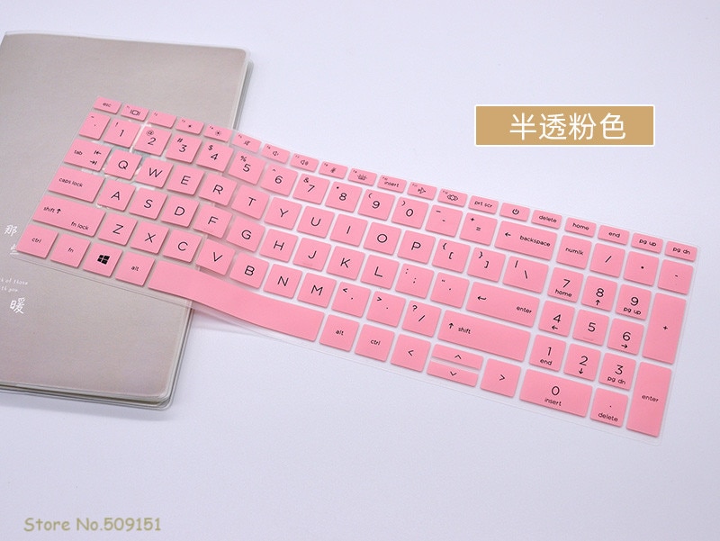 15.6 inch Silicone Laptop Keyboard Cover Skin Protector For HP Probook 650 G8 / Probook 450 G8 15" Notebook: Pink