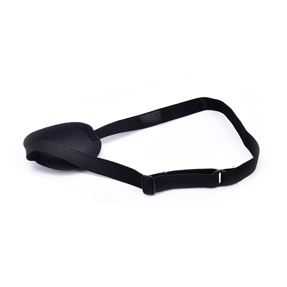 Parche de pirata para ojo para de Halloween, accesorio de disfraz de pirata negro, Parche de ojo cóncavo, parche 3D surco de espuma para los ojos, Parche de un solo ojo