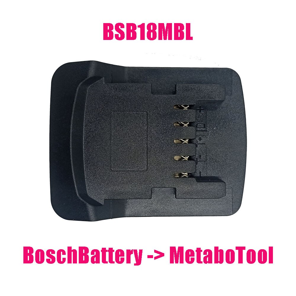 Adaptateur Bat618, convertisseur pour batterie Li-ion 18V, pour Makita, Milwaukee, pour outil Dewalt, Hitachi, Worx, BSB18MTL: BSB18MBL