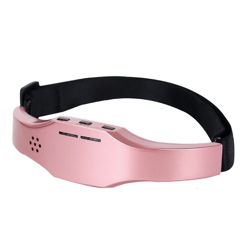 Electric Head Massager Headache and Migraine Relief Migraine Insomnia Release USB Rechargeable Therapy Machine Relax Health Care: Rose gold