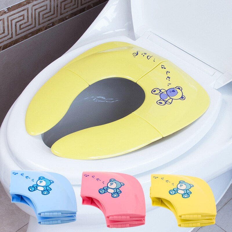 Kids Zindelijkheidstraining Seat Kids Baby Peuter Reizen Vouwen Gewatteerde Potje Zitkussen Toilet Training