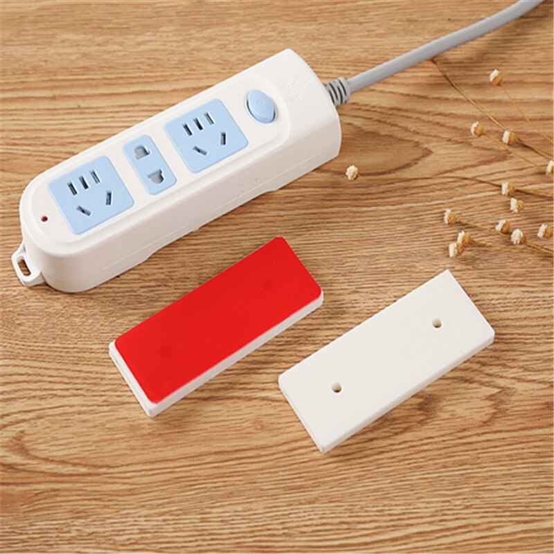 Plug Sticker Holder Wall Fixer Power Strip Holders Storage Sockets Wall Holders Shelf Stand Holder Plug Hook