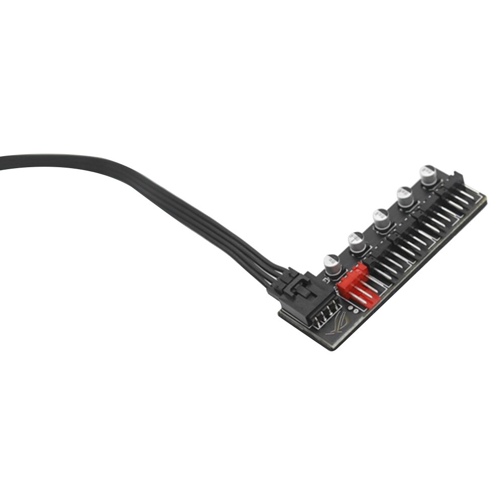 50cm 5 Port PC Fan Hub Splitter Speed Controller Adapter für 4 Pin PWM Kühler Lüfter