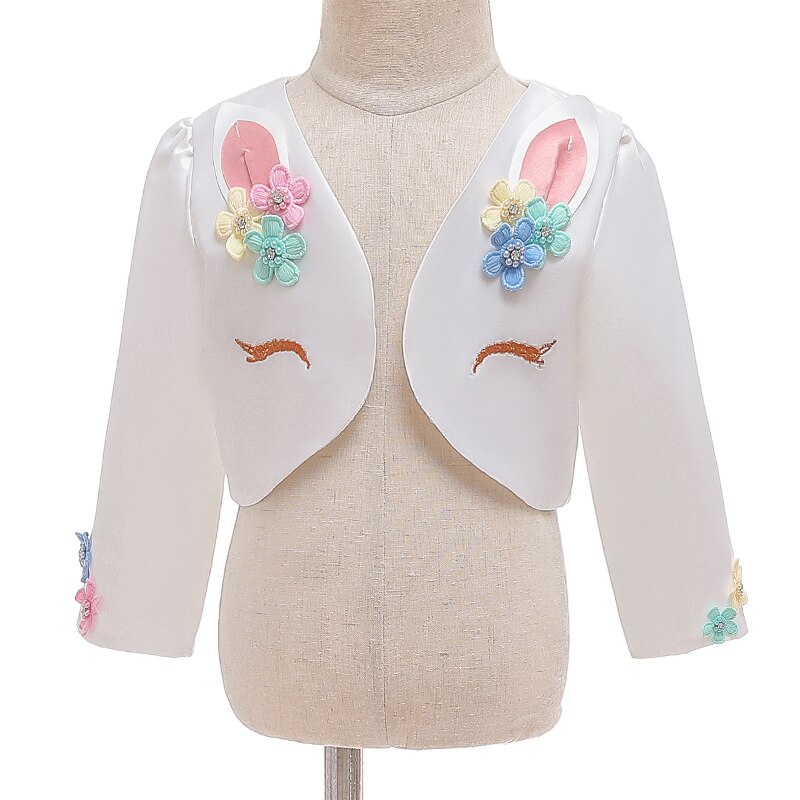 Chaquetas de unicornio para niñas abrigos para niñas ropa de invierno para niñas abrigo de cuero para niños abrigo de Casaco para niños: JACKET / 3 años