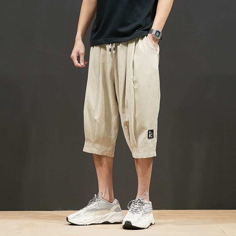 Zomer Shorts Mannen Mode Japanse Stijl Shorts Streetwear Dunne Plus Size 6XL 7XL 8XL Oversize Man Losse Shorts Elasticiteit 56 58