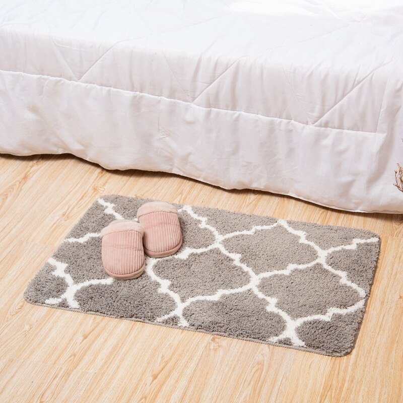 Alfombras de microfibra para baño, Alfombra de ducha para baño, lavado a máquina y seco, antideslizante absorbente, peluda