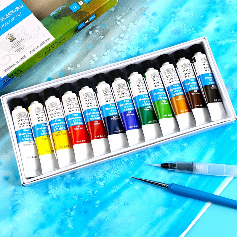 12/18/24 colores acuarela pintura transparente de pigmento para pintar de acuarela para escuela de artistas estudiante de arte suministros