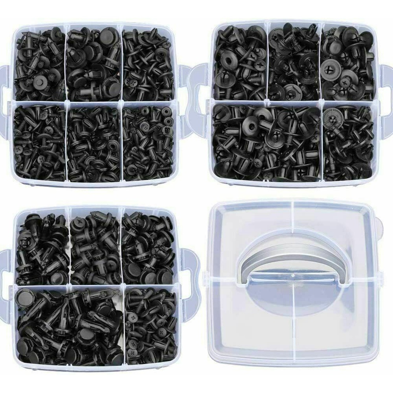 723 Pcs Car Retainer Auto Fasteners Push Trim Clips Pin Rivet Bumper Kit Auto Parts Repair Tools