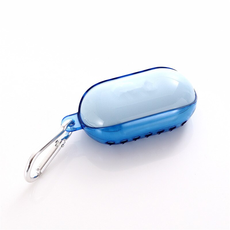 Til samsung galaxy buds plus + etui klar gennemsigtig blød silikone trådløst øretelefon cover til galaxy buds etui med nøglering