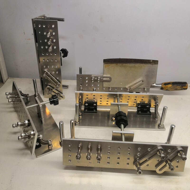 Riem Grinder Onderdelen Messenslijper Jig Mes Jig Slijpen Locator Mes Slijpen Clip Voor Bandschuurmachine Riem Machine