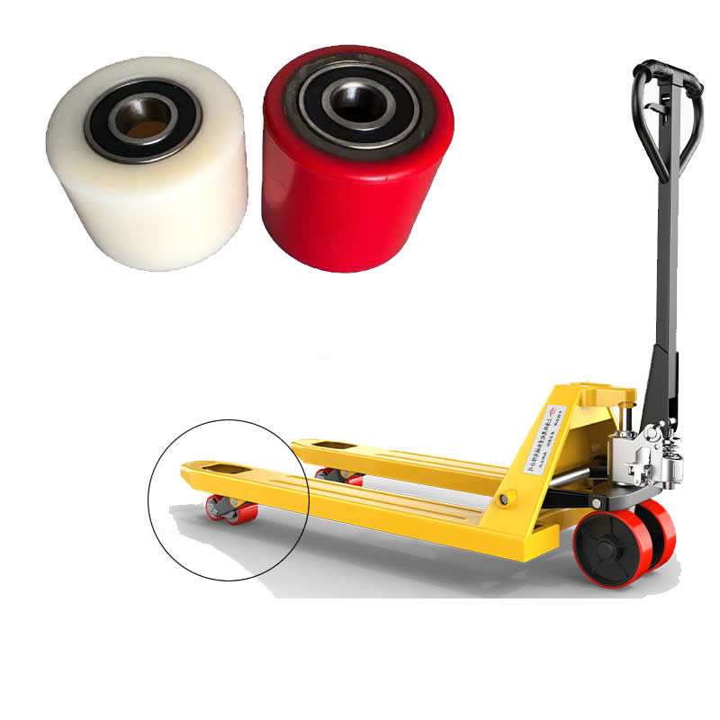 Replacement caster wheels,Fork Wheel Bearing Small hydraulic lifting and handling wheels Polyurethane Nylon wheels