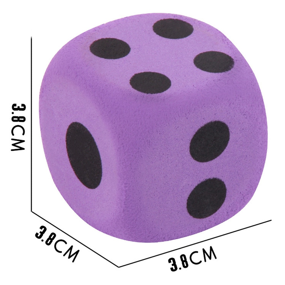 20cm Giant Sponge Faux Leather Dice Six Sided Game Toy Party köp billigt - fri frakt, ärliga recensioner med bilder
