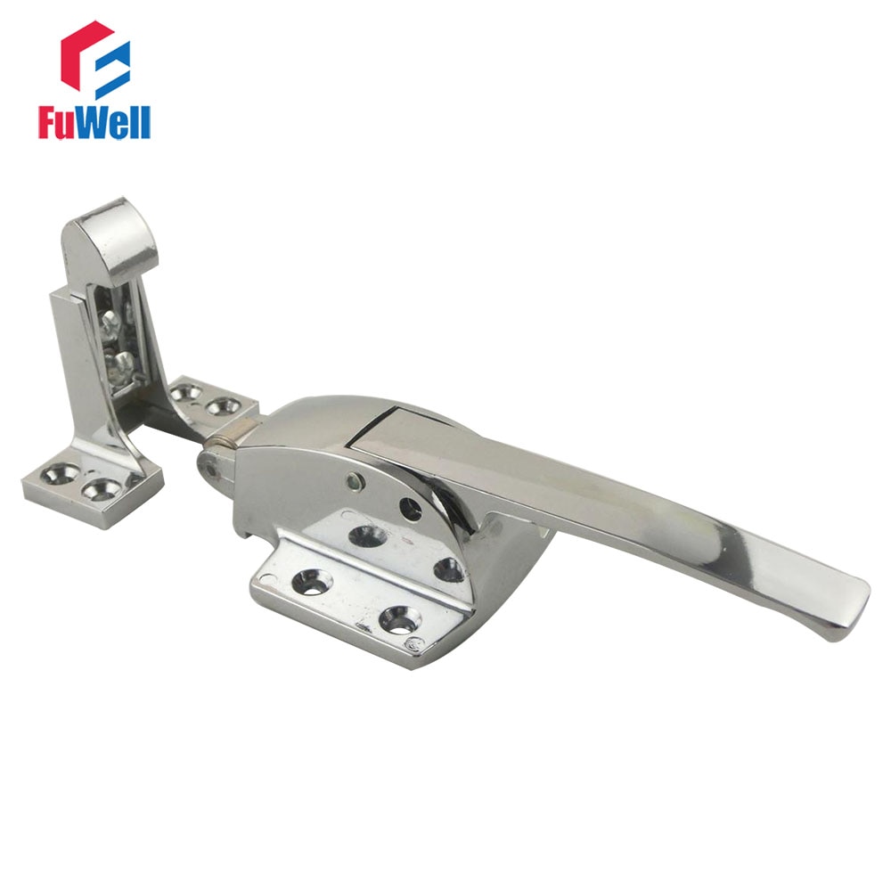 1pc Zinc Alloy Oven Door Handle Lock 160mm Length Pull Handle Latch for Refrigerator Freezer