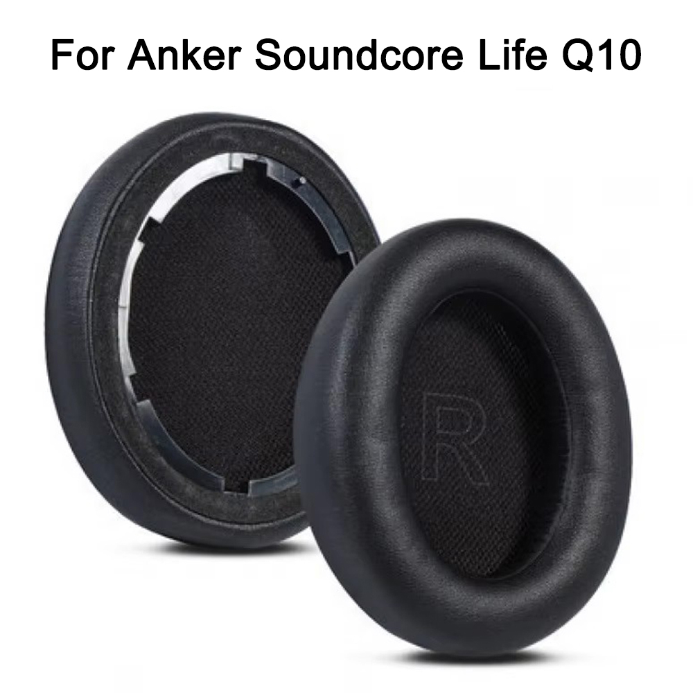 Für Anker Soundcore Leben Q35 Q30 Q20 Q10 Ohrenschützer mit Schnalle Kopfhörer Erinnerung Schaum Ohrpolster mit Proteinleder Ersatz: Weiß
