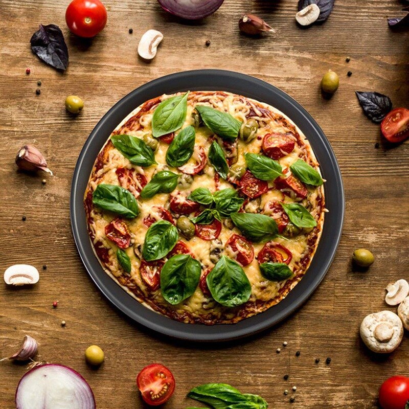 E-far Pizza-Pfanne Antihaft – 30,5 Cm, 2er-Set Für Ofen & Backen