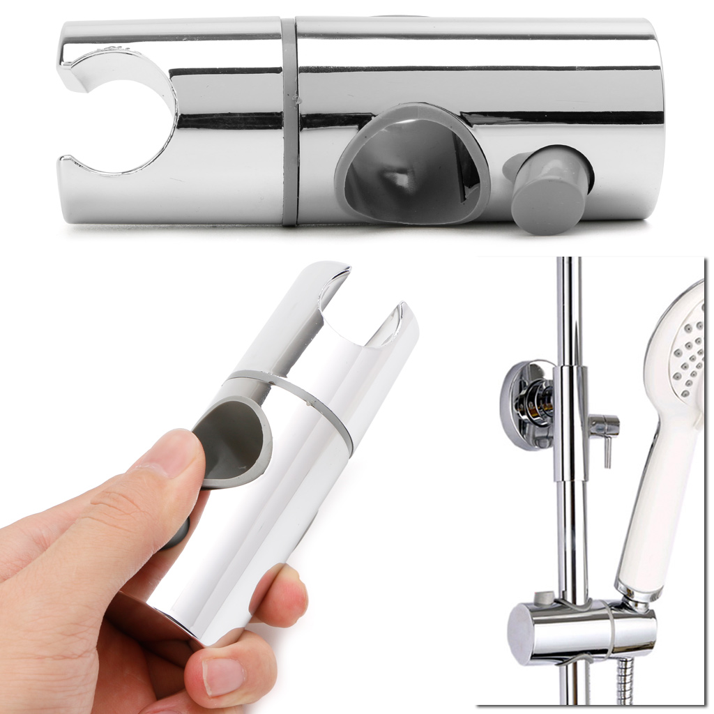 Chrome Plated Head Holder Hand Held Shower Bracket Holder For Bathroom Slide Bar