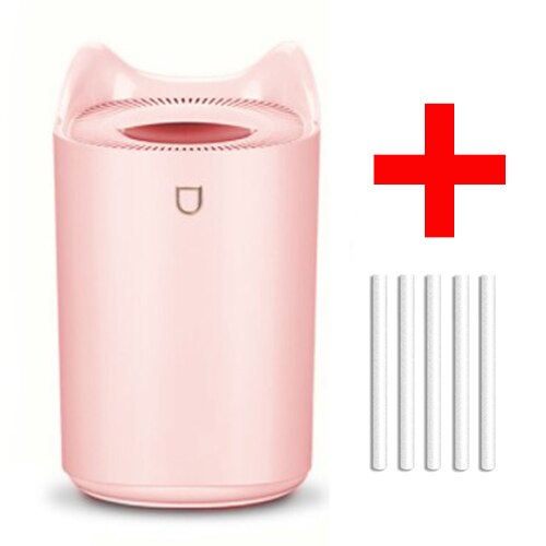 Luft Luftbefeuchter groß Kapazität 3000Ml Luft Diffusor Atomizer Ultraschall- Aroma Diffusor cool Nebel Hersteller Luft Humificador Luftreiniger: Rosa-5Stck