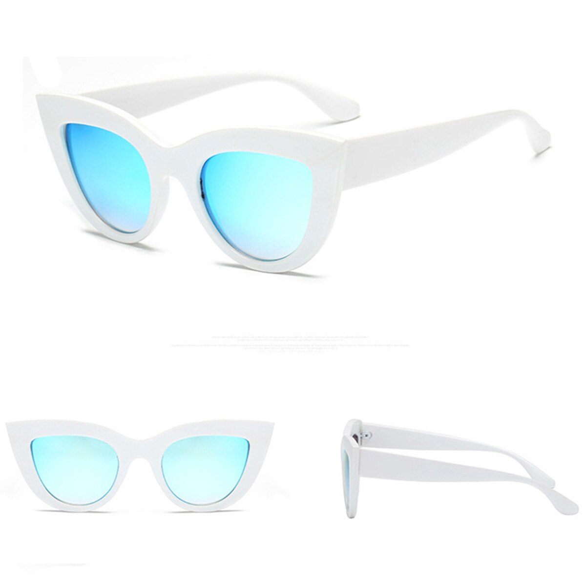 Women Ladies Cat Eye Retro Vintage Style Rockabilly Sunglasses Eye Glasses