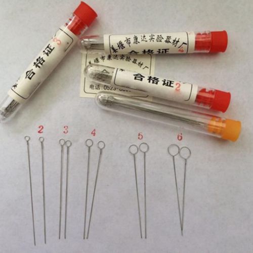 10 st 1-6mm inokulationsslinga nikrom tråd lab bakteriekultur mikrobiologi