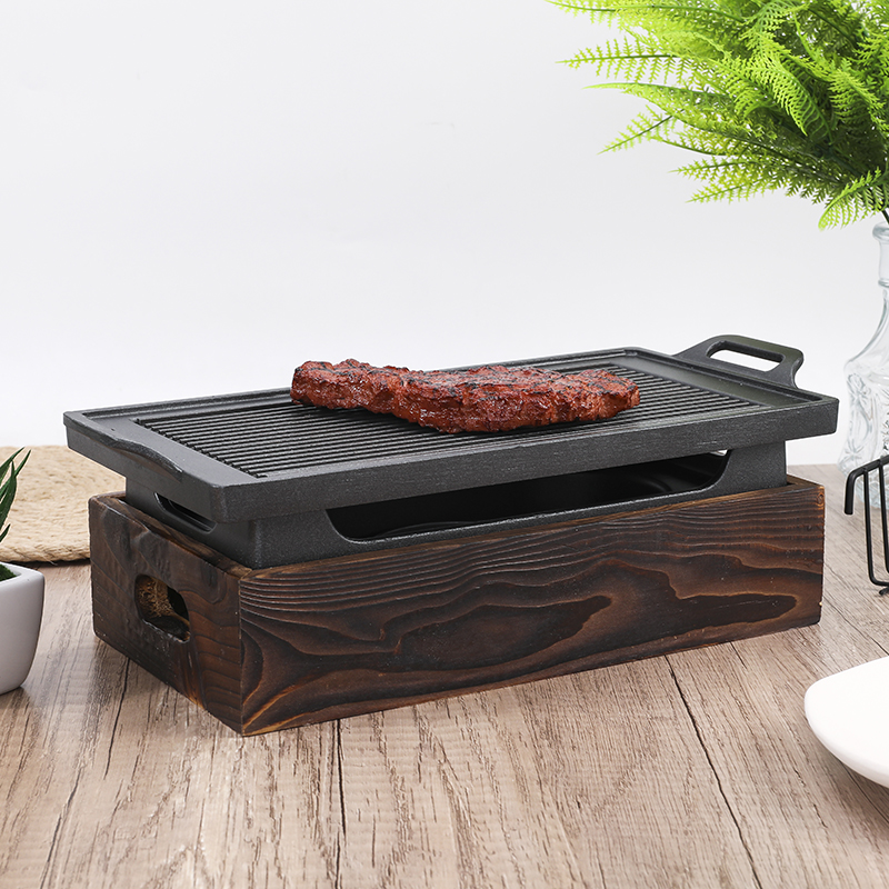 Rauchlosen Tragbaren BBQ Grill Koreanische Japanischen Grill Grill Holzkohle Grill Ofen Alkohol Herde Nicht-Stock Kochen Werkzeuge draussen