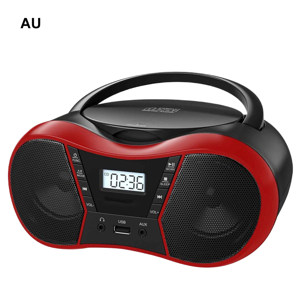 Portable CD Player Bluetooth Boombox CD Player AM/FM Radio High-fidelity Stereo Player Compatible for CD/CD-R/RW Radio for Home: Colorful